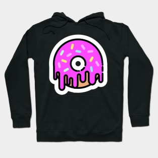 Donut // Line Art Sticker Hoodie